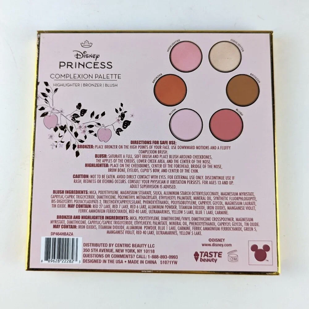 NEW Disney Princess Snow White Complexion Palette by Taste Beauty